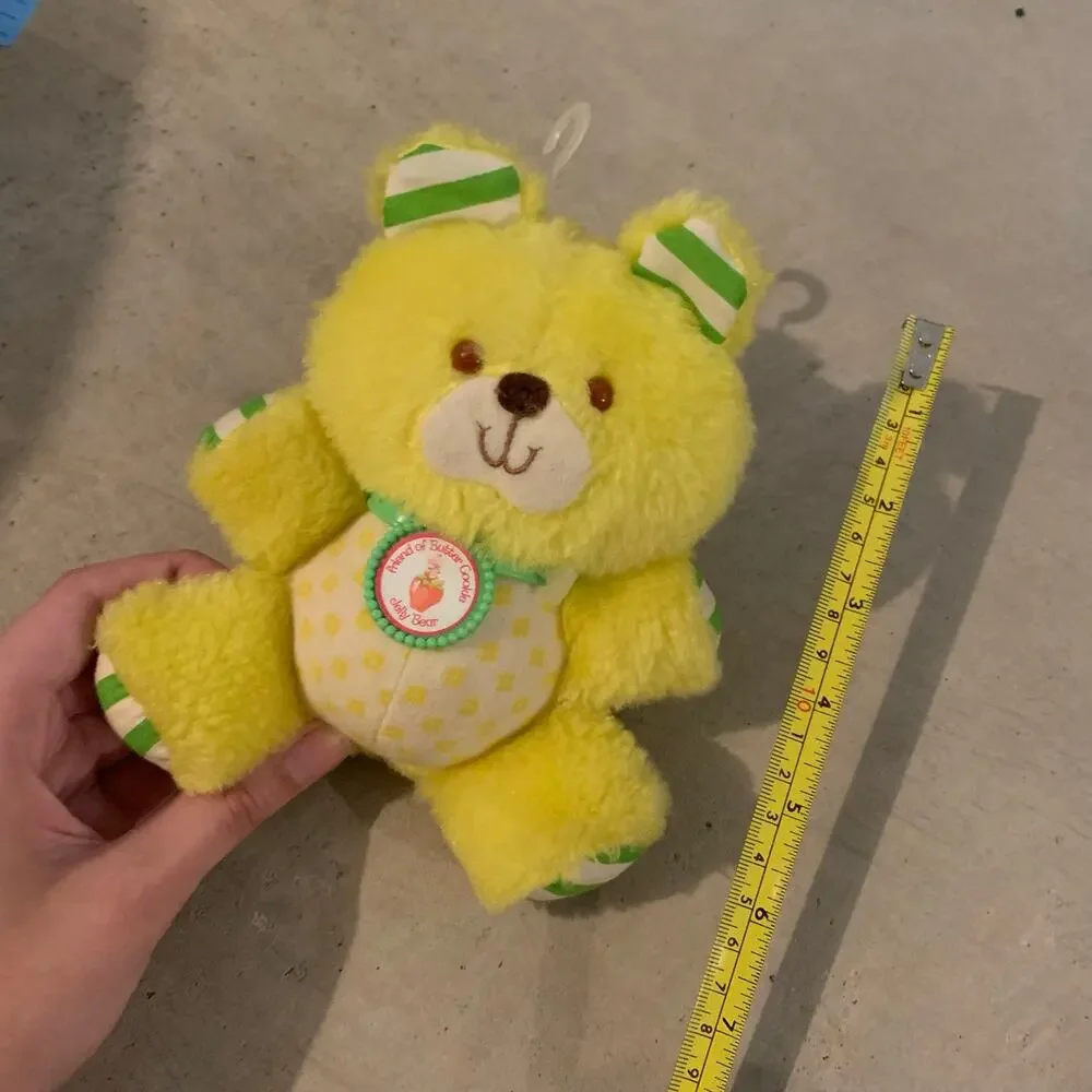Vintage 1981 Kenner Strawberry Shortcake Jelly Bear Plush 6”